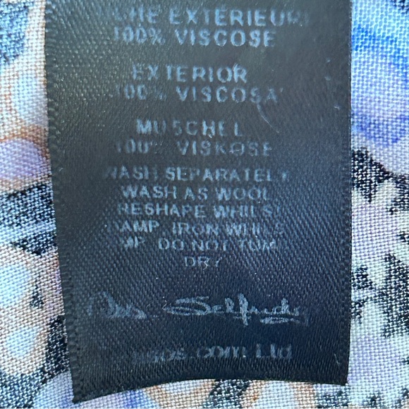 Miss Selfridge Mini Dress Women's Size 8 Ditsy Floral Long Sleeve Black Brown - Picture 7 of 12